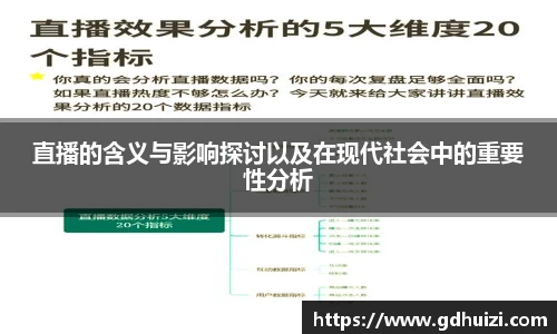 直播的含义与影响探讨以及在现代社会中的重要性分析
